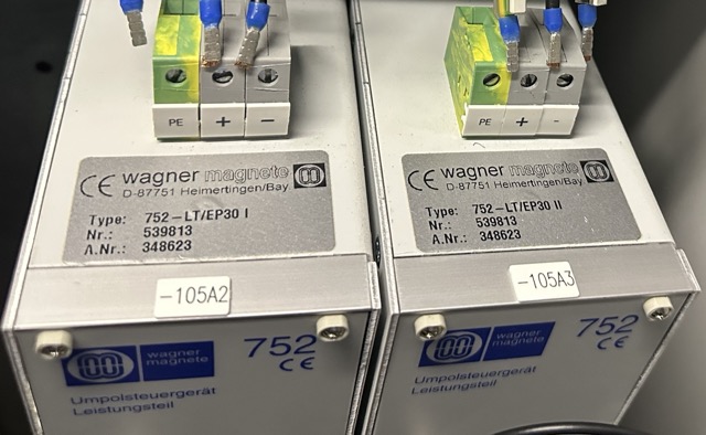 마그네틱 척 컨트롤러유닛 Wagner Magnete B752(D87751) 752-LT/EP30 I,II 수리 사례