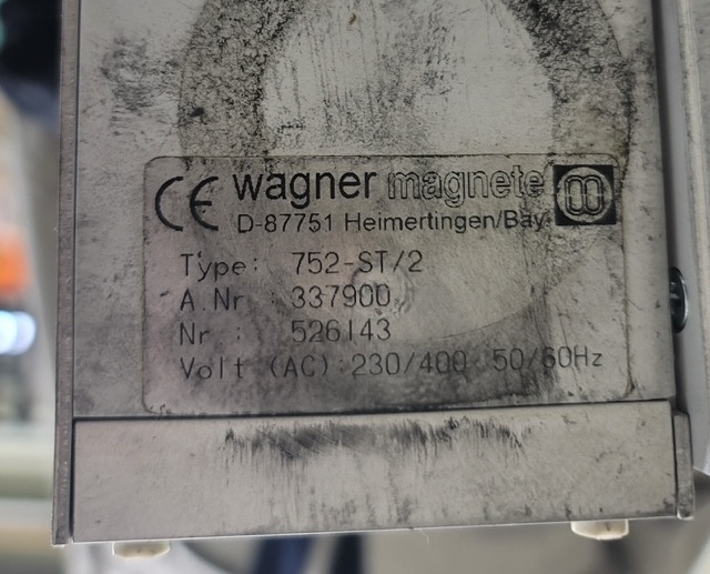 마그네틱 척 컨트롤러유닛 Wagner Magnete B752(D87751) 752-ST/2 수리 사례
